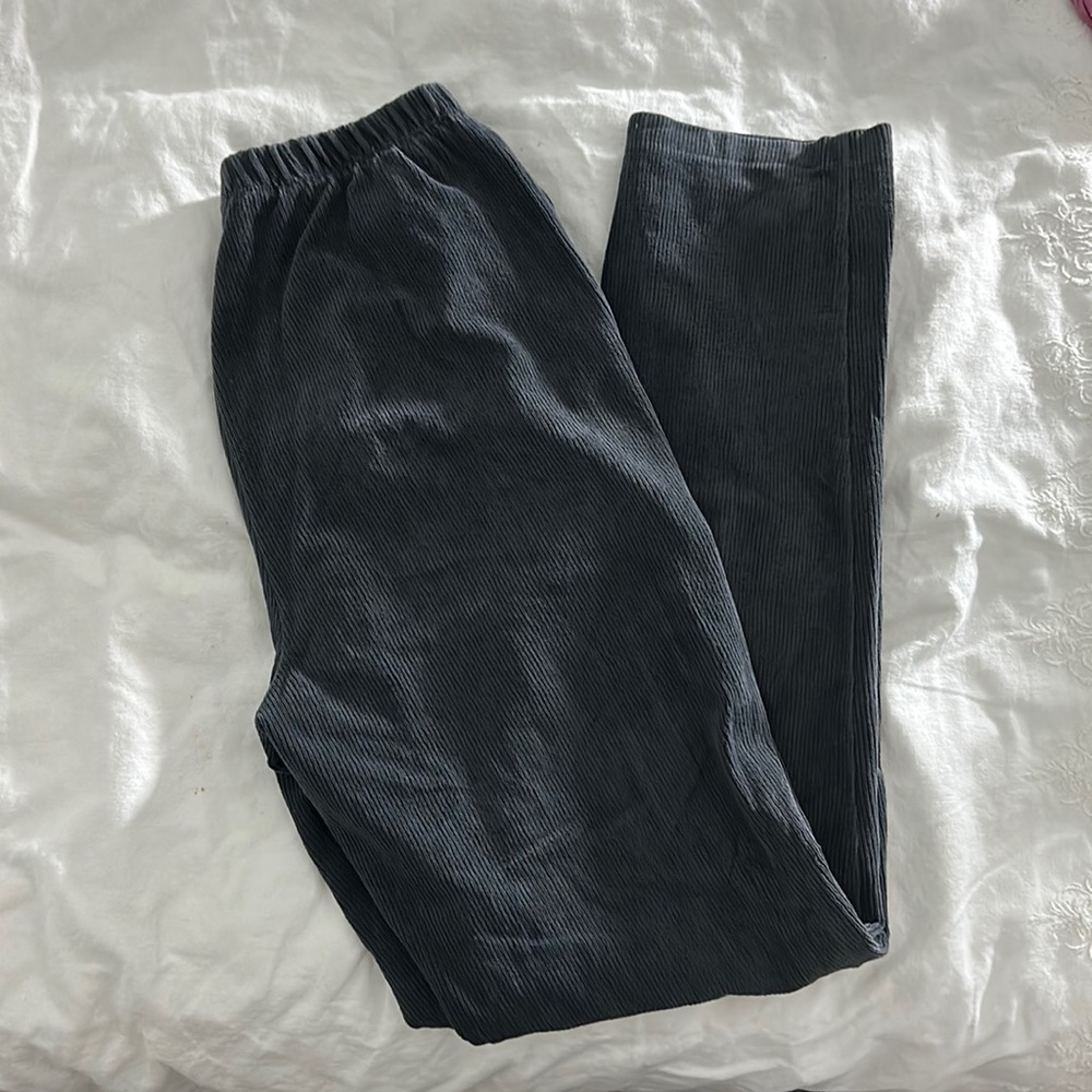 Corduroy Navy Sweatpants